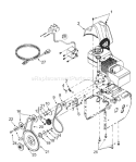 Page B Diagram and Parts List for 31AE633E401 2001 Yard Man Snow Blower